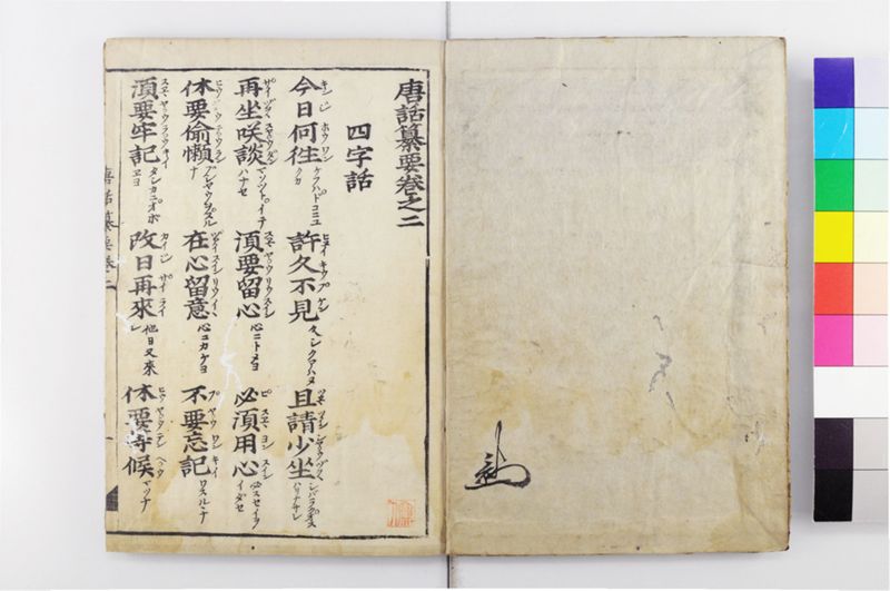 唐話纂要 6巻 - ページ 2